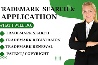 do trademark search and do trademark registration in the US, UK, eu