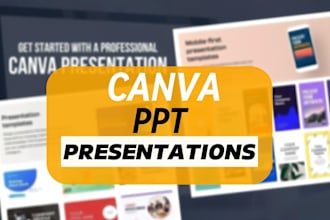 create  powerpoint, canva, and google slides presentations