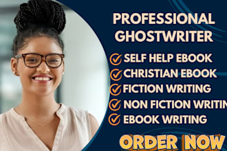 be fiction ghostwriter non fiction ebook amazon kdp ebook self help ebook writer