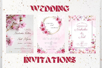 design birthday party and wedding invitations