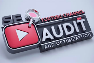 do youtube channel SEO audit and optimization