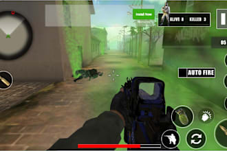 develop multiplayer and single player video godot game, minigame, html5 2d game