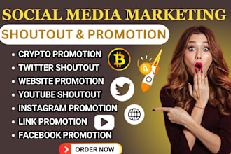 promote share link website shoutout to 150m ig, app, yt twitter nft,crypto user