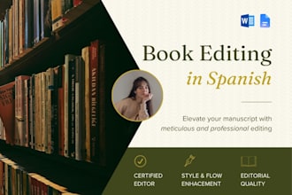 edit and proofread your book in spanish