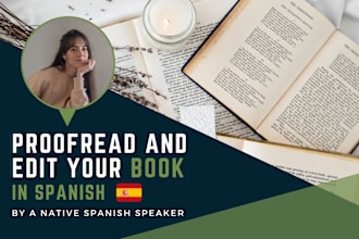 edit and proofread your book in spanish