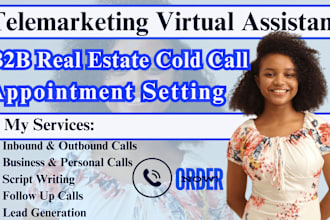 telemarketing b2b cold calling virtual assistant real estate appointment setting
