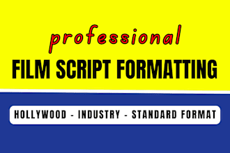 rewrite short movie script edit screenplays feature film script rewriting pilots