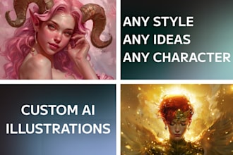 create characters and illustrations using ai