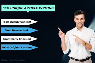 be your blog content, web content, and SEO writer