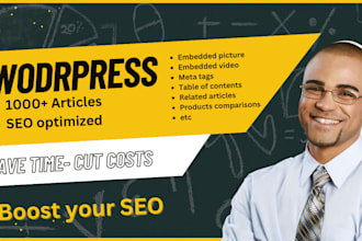 help you post 100 article to your wordpress using ai