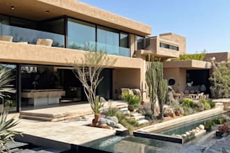 create realistic 3d architectural exterior visualisation