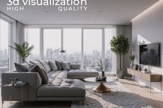 realistic 3d interior visualization