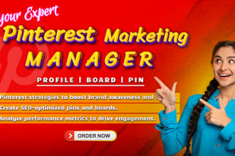 be your professional pinterest marketing manager