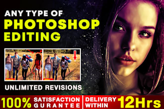 do quick realistic photoshop image editing, retouching, manipulation