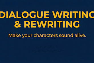write or improve the dialogues of your script