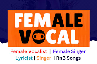 sing melodic female mezzo soprano vocals for your song as ghost producer