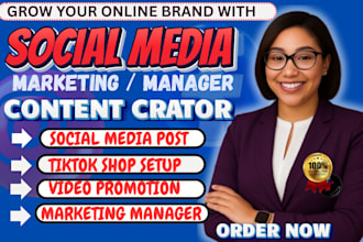 be your instagram,facebook social media marketing manager,daily content creator