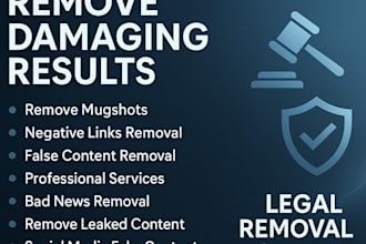 delete negative links remove mugshots articles erase bad false news cases google