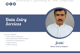 provide accurate and efficient data entry services