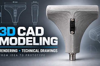 create 3d cad models, renderings, and prototypes