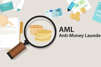 write aml , kyc and compliance policies