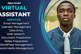 be your very productive personal and administrative virtual assistant
