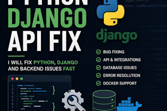 fix python django bugs and backend issues