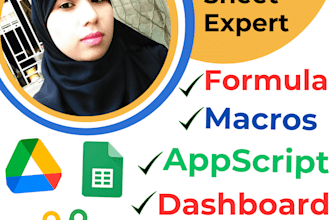be your professional google sheet expert