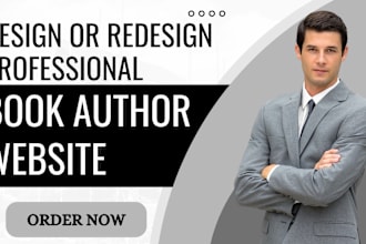 design author website, book author website, ebook landing page, book website
