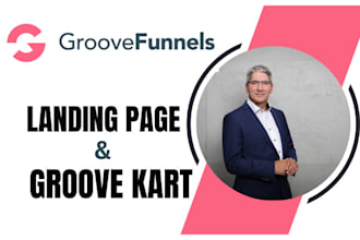 build your groove funnels landing page groove pages groove kart