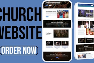 build a professional wordpress website for your church