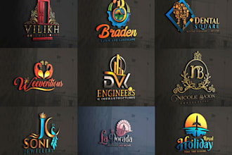 do 2d, 3d logo design for brand or business