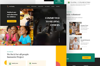 do charity donation nonprofit website with funding system