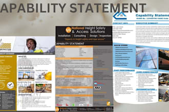 design an effective and creative federal capability statement in 4 hours