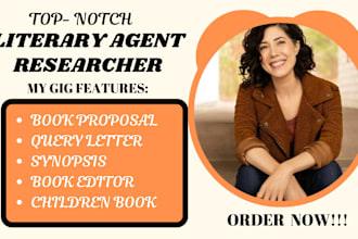 search literary agent for your children book kids story movie script novel