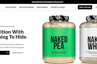 design nutrition shopify store supplement store vitamin shopify website health