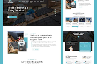 develop roofing contractor construction and handyman website