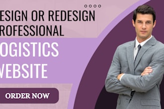 build logistics website, trucking website, dispatch website on wordpress or wix