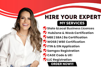 samgov registration, get cage code, uei, itin, ein, llc registration, mbe, wosb