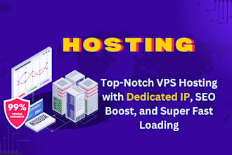top notch vps hosting with dedicated IP, SEO boost, and super fast loading