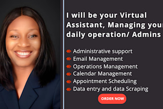 be your administrative, personal and executive virtual assistant