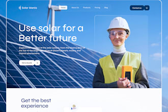 design a solar wordpress website for your business