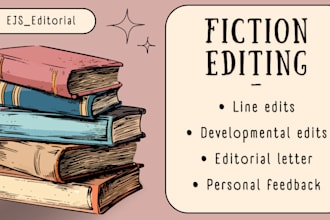 edit your fiction and give personalized feedback