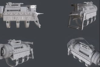 design 3d game character, game assets,3d game props in unity and unreal engine