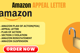 write amazon suspension poa reinstatement fba amazon account resinstatement