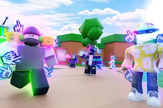 build full roblox game creation, game map,custom 3d scripter, roblox accessories