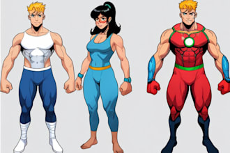 make cartoon comic character for you
