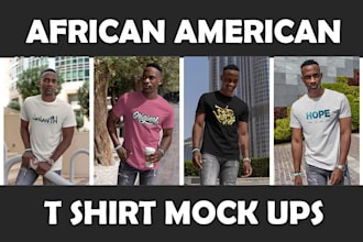 place your designs on african american models