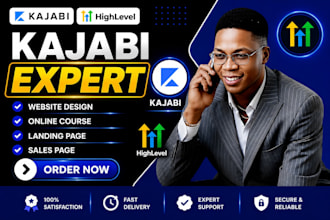 kajabi, kajabi website design, kajabi online course, kajabi landing page, expert