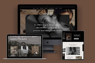 design, redesign showit website, customize showit template